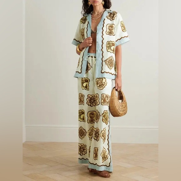 Alemais Pants - NWOT Alemais Relic pants in Cream US Size 4